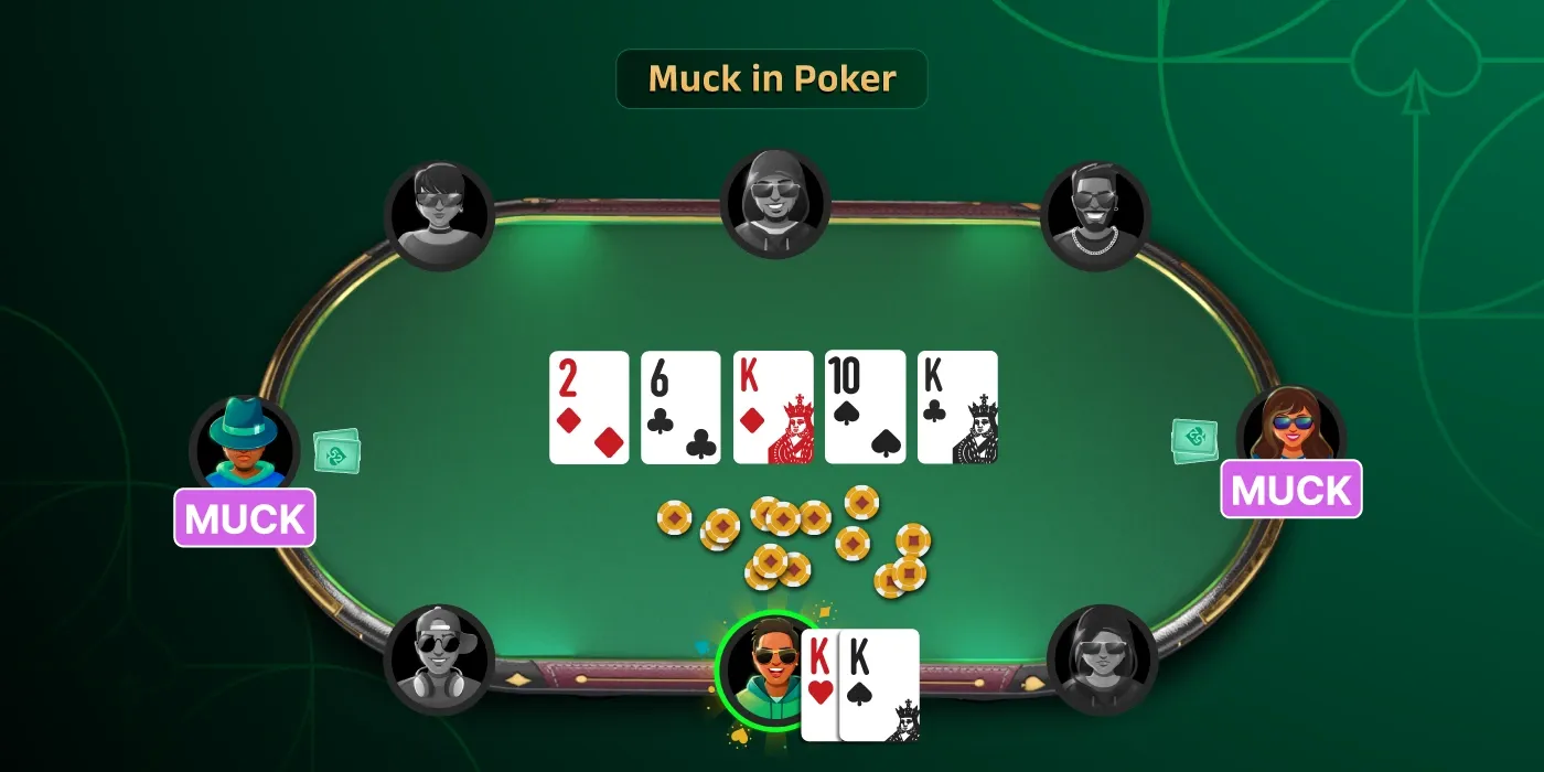 Muck in Poker